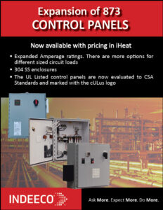 Expansion of 873 Control Panels - Indeeco